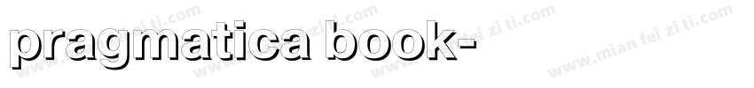 pragmatica book字体转换